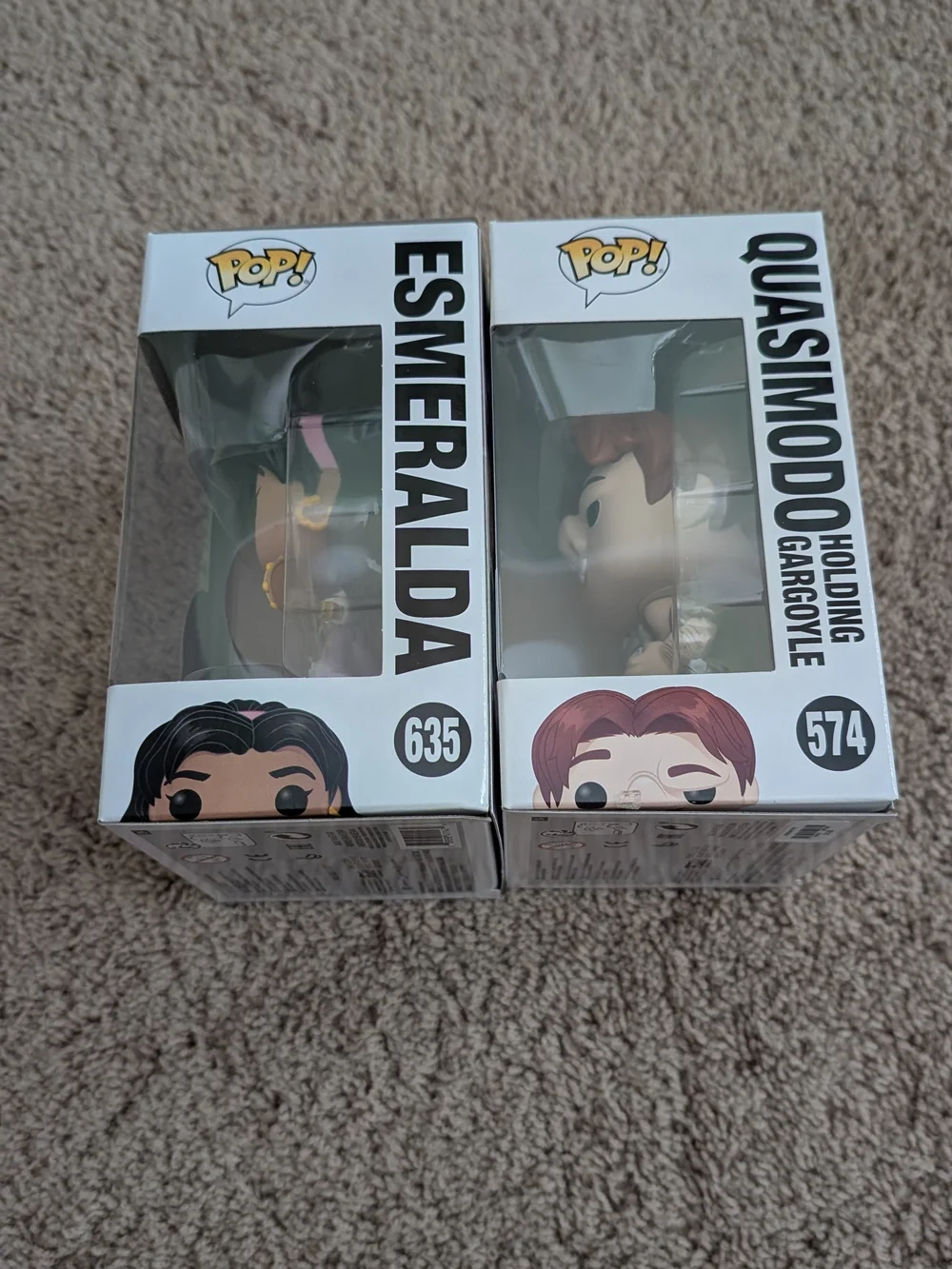 Funko POP! Esmeralda & Quasimodo Hunchback of Notre Dame Duo - Picture 5 of 6